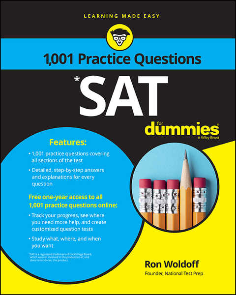1,001 SAT Practice Problems For Dummies